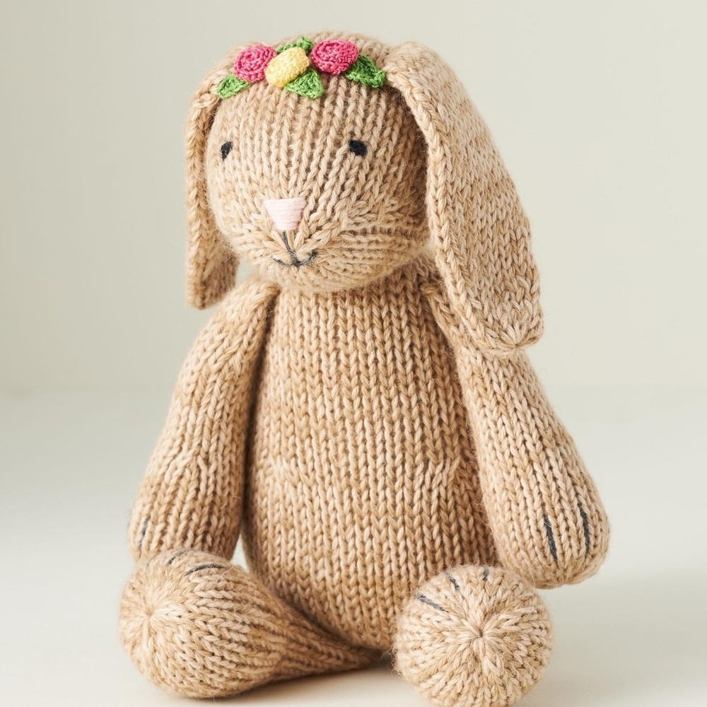 NWT Anthropologie Melange Collection Stuffed Bunny - Picture 2 of 3